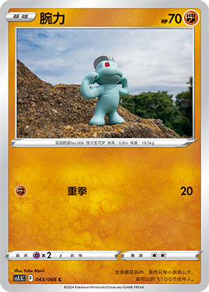 Machop Card