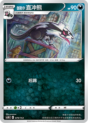 Galarian Linoone Card