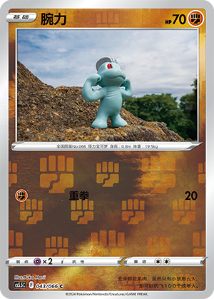 Machop Card