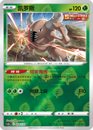 Pinsir Card