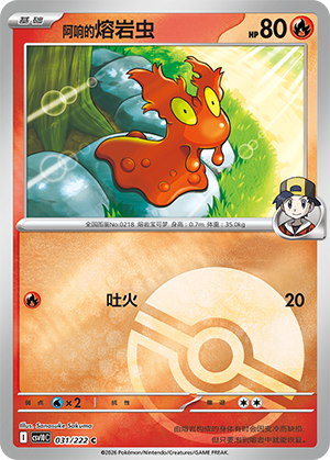Ethan's Slugma Card