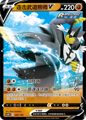 Rapid Strike Urshifu V Card