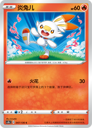 Scorbunny Card