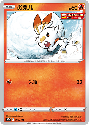 Scorbunny Card