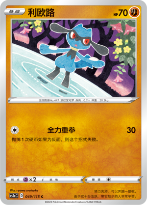 Riolu Card