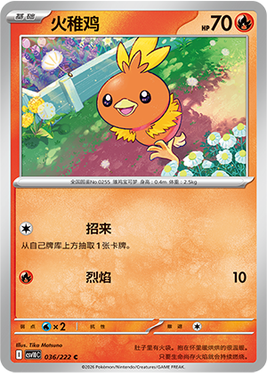 Torchic Card