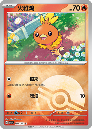 Torchic Card