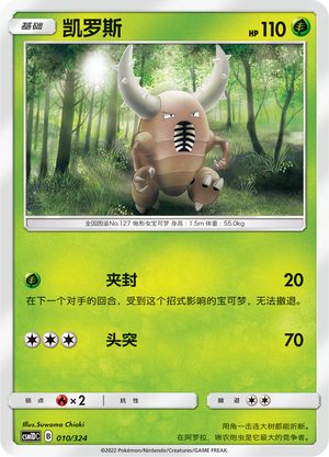 Pinsir Card